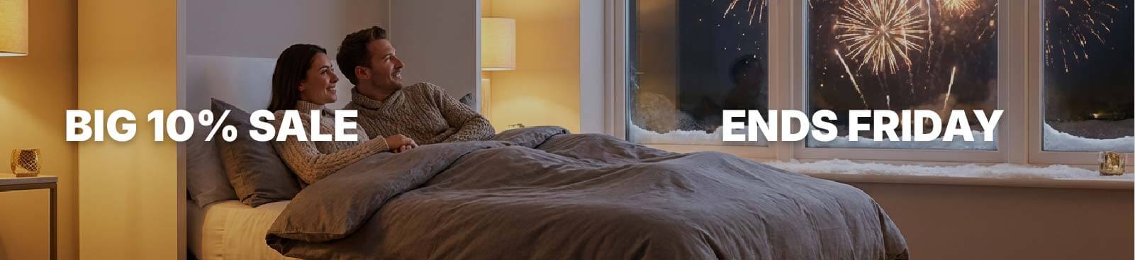 Christmas deals 30% off studio and classic and 10% off the new Morphy bed