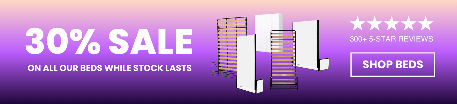 Save 30% on everything, discount added automatically in the cart Huge 30% off all stock, while stock lasts