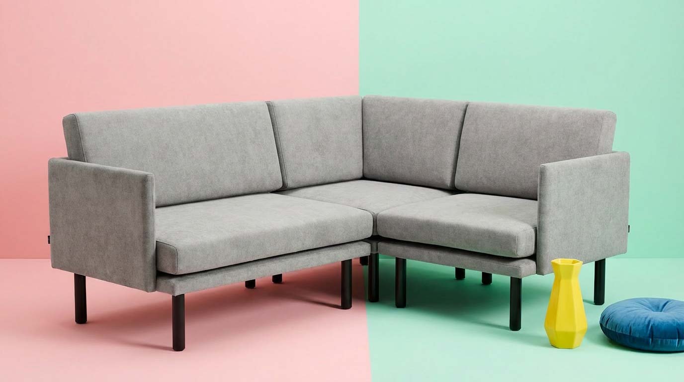 Single Morphy Sofa module configured as a compact armchair for small spaces and flexible room layouts